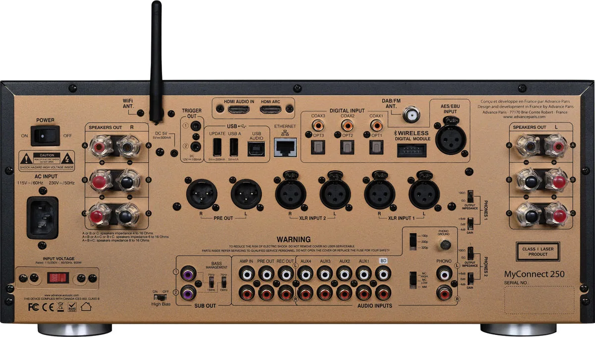 Advance Paris My Connect 250 Amplis hi-fi stéréo
