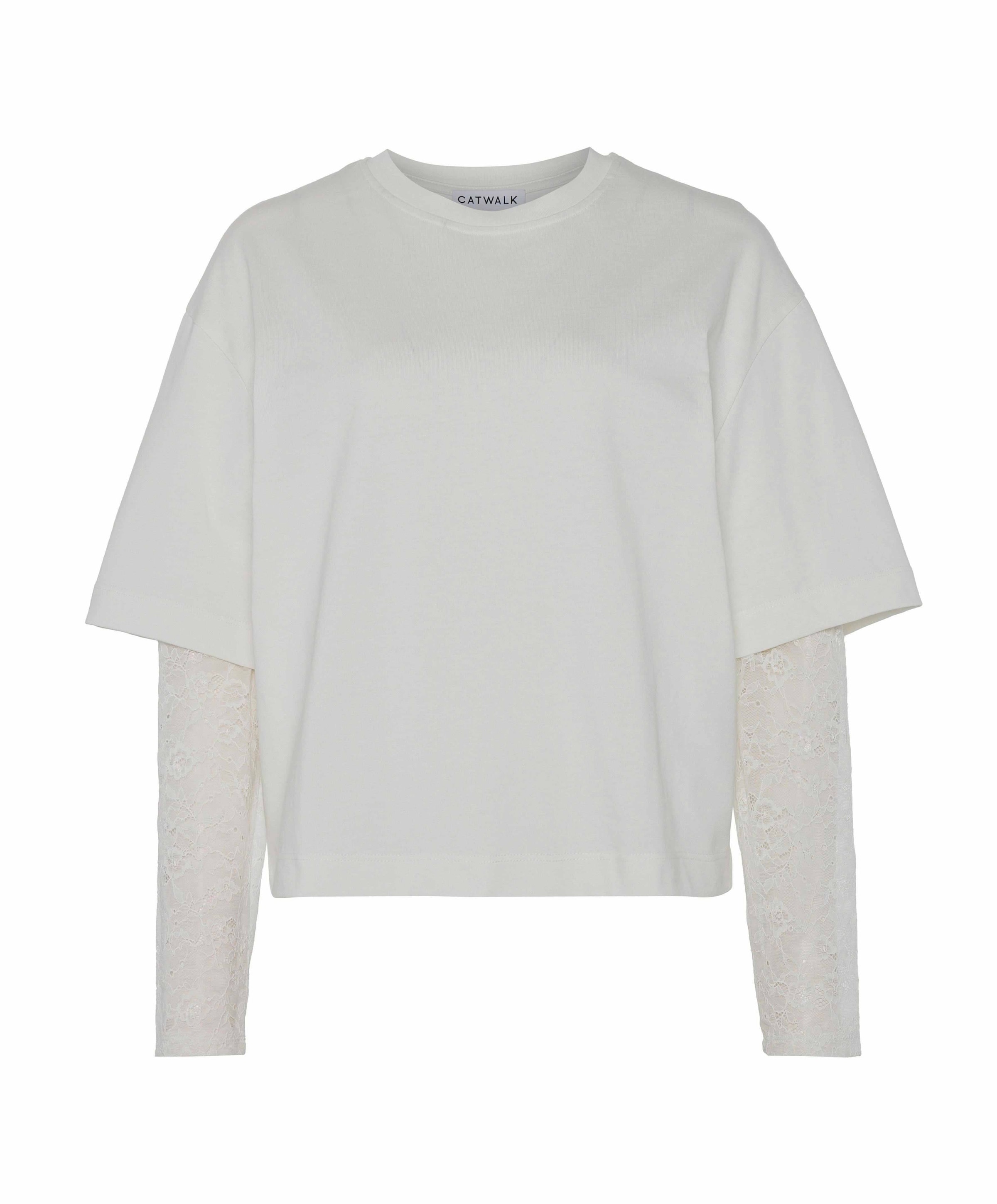 Catwalk  Junkie Dames longsleeve ecru