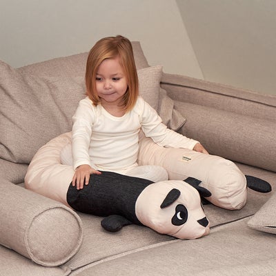 Roommate Lang Pute Panda, Hvit