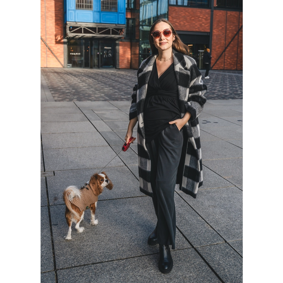 Cool Mama Umstandshosen Basic dunkelgrau