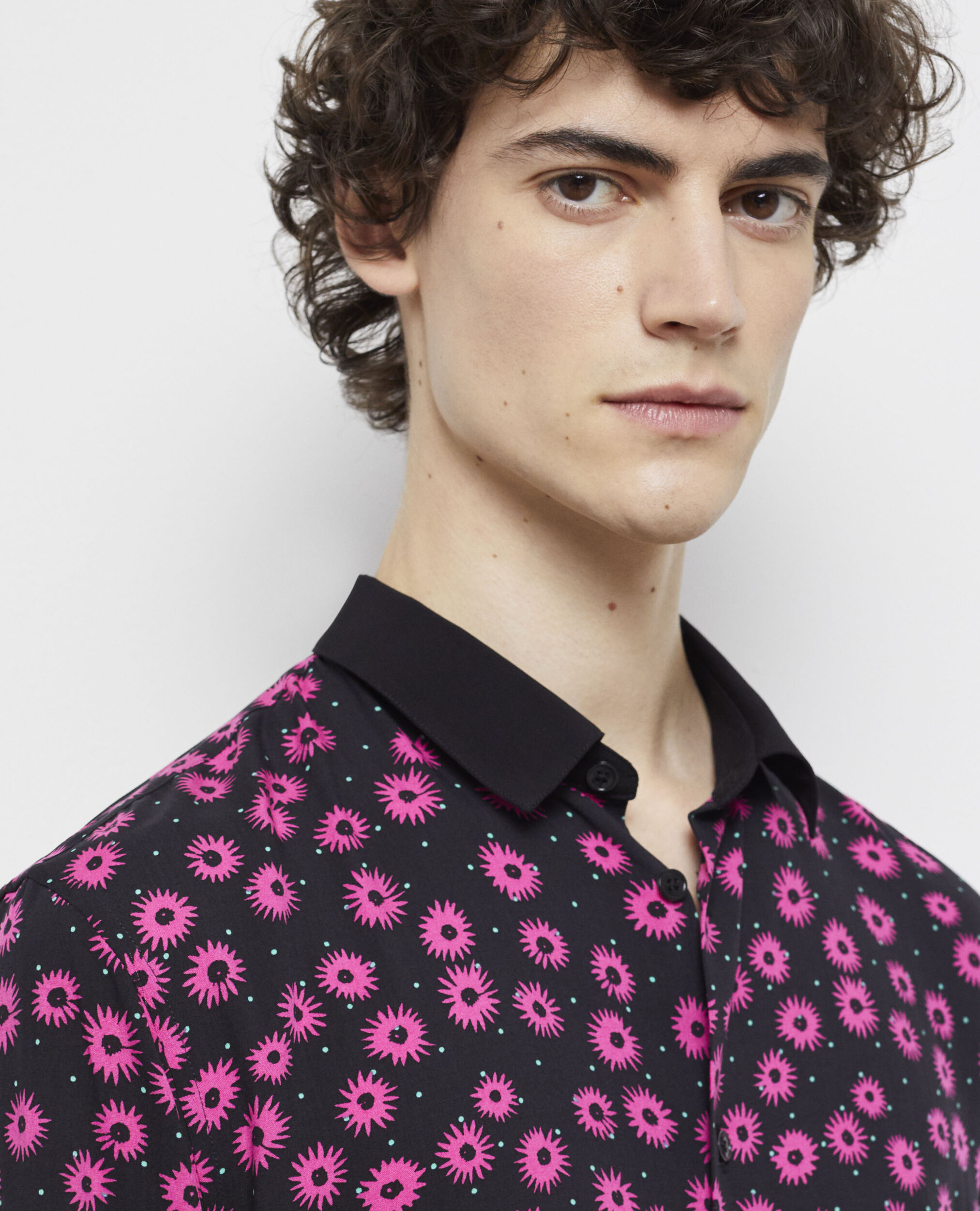 Chemise col classique imprimée