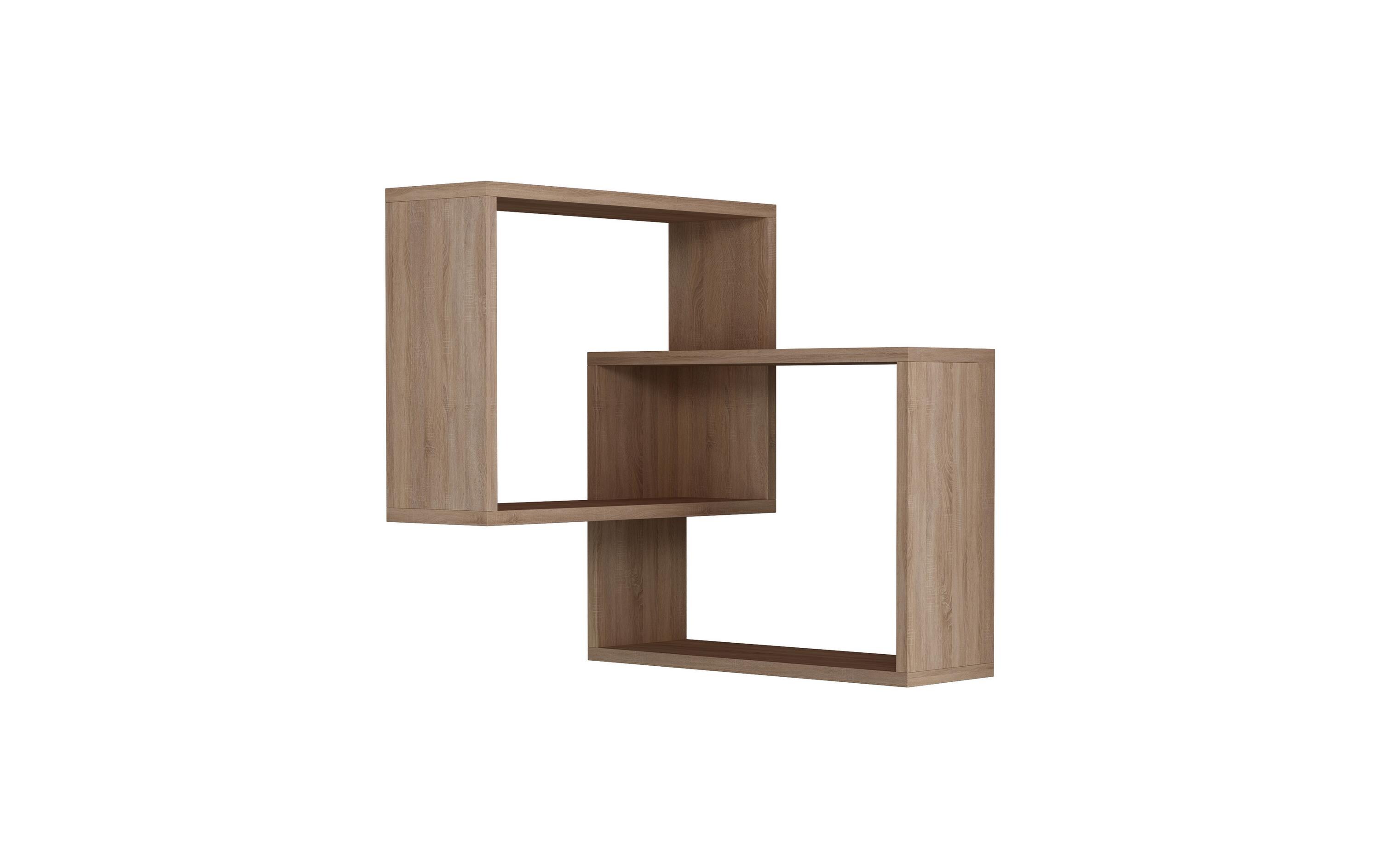 Wandregal Ring 68 x 68 x 60 cm, EicheRegal
