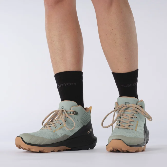 OUTPULSE MID GORE-TEX  Hikingschuhe Damen WroughtIron/Ebony/BlazingOrange