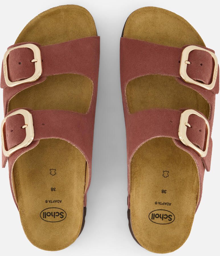 Scholl Brick Red Tweeband Slipper Noelle
