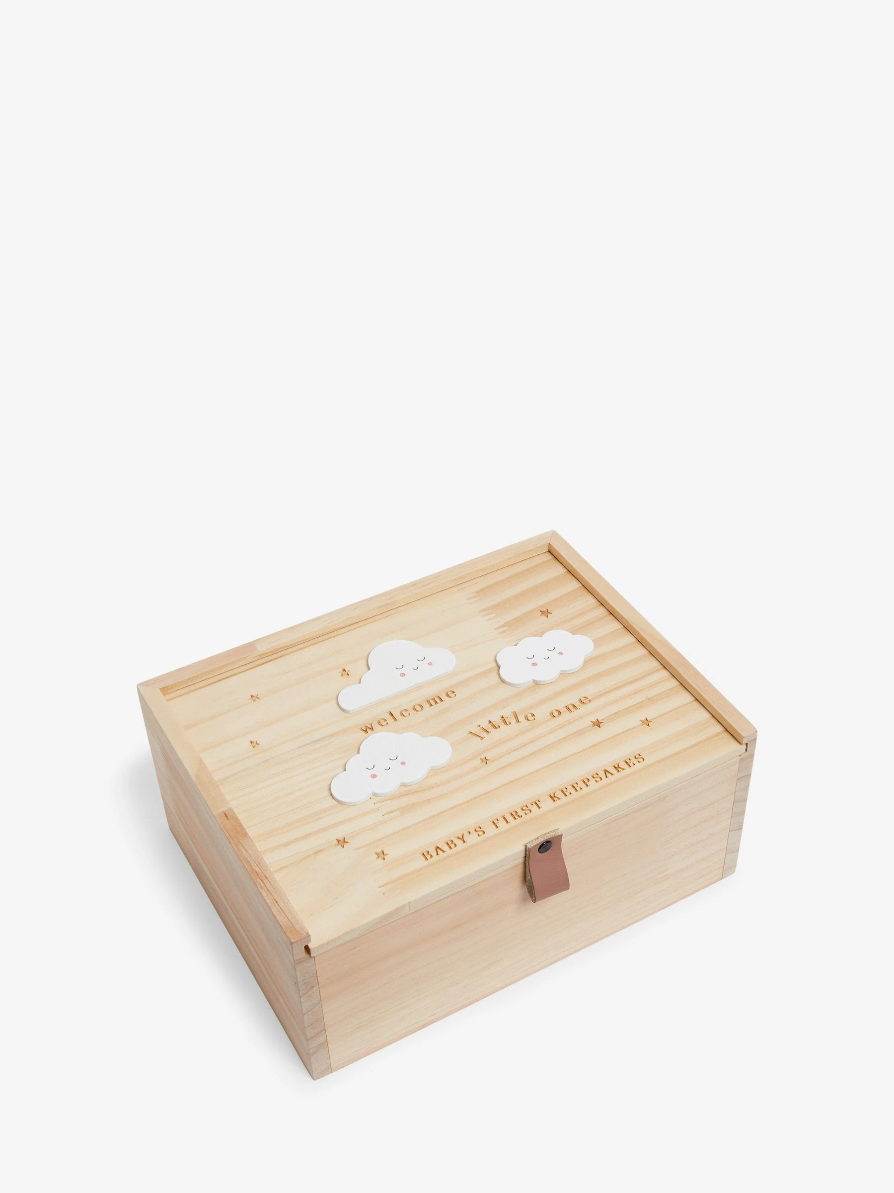 New Baby Cloud Wooden Keepsake Box