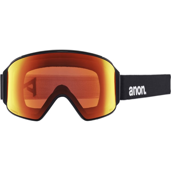 Masque de ski ANON M4 CYLINDRICAL BLACK/SUNNY RED
