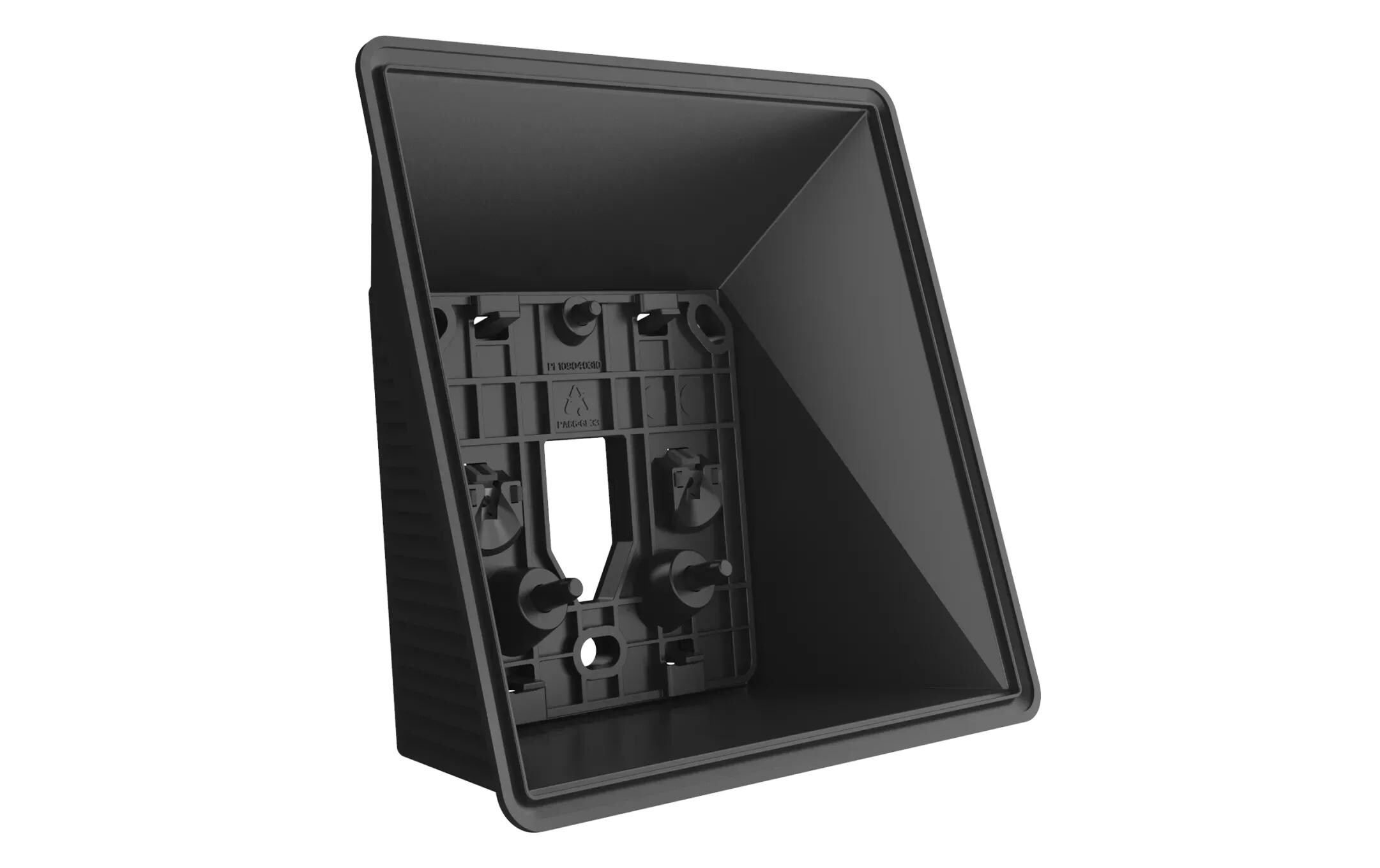 Aufputzgehäuse TI5601 WandhalterungVerwenden Sie die AXIS TI5601 Wandhalterung, um den AXIS I5304 Netzwerk-Anrufbeantworter an einer Wand zu installieren