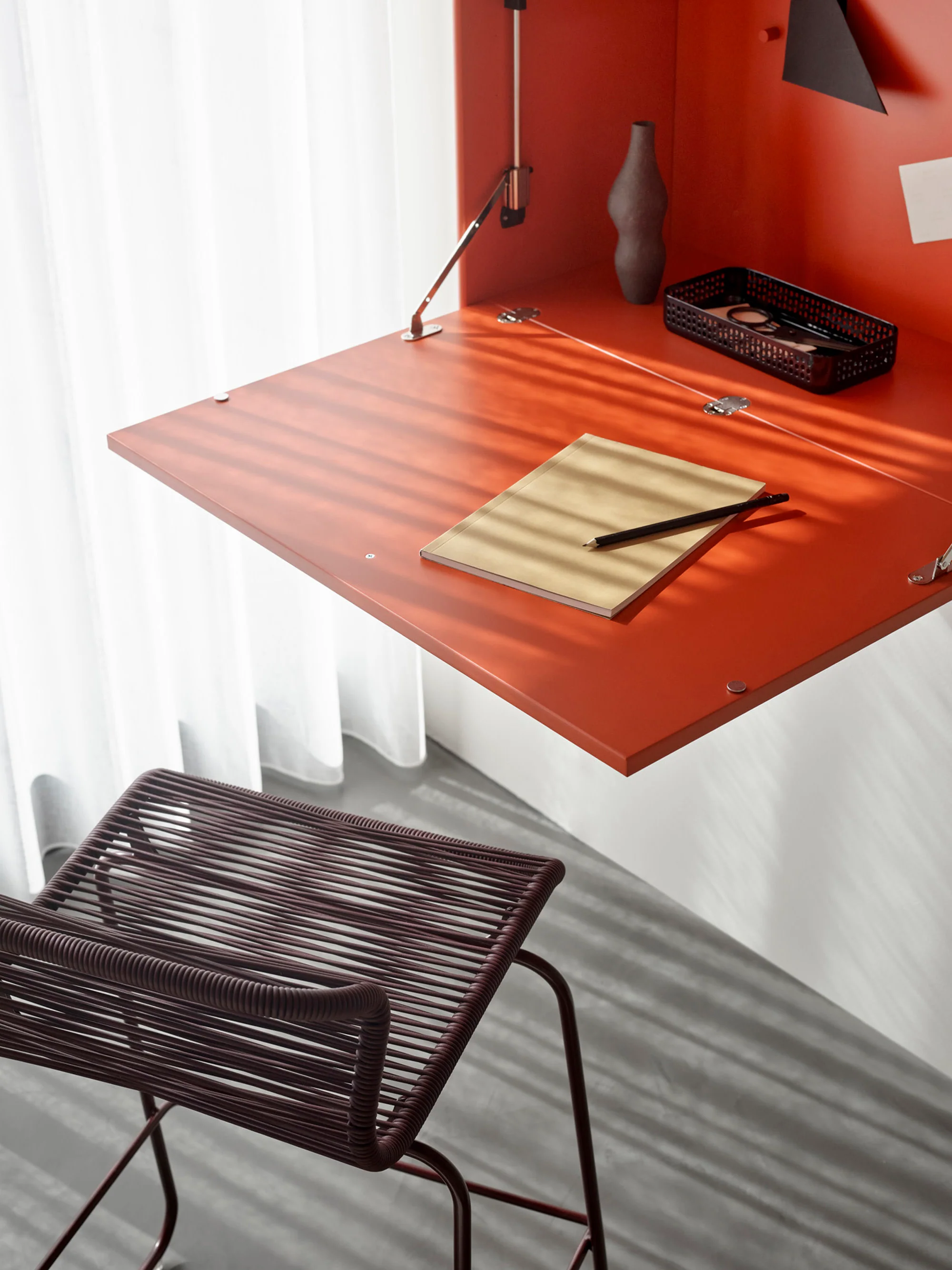 Handgemaakt wandbureau Studio