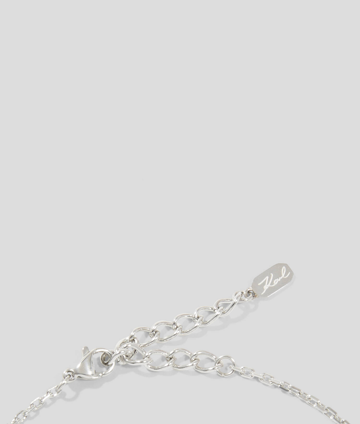 Collier à breloque pavé Ikon - Argent