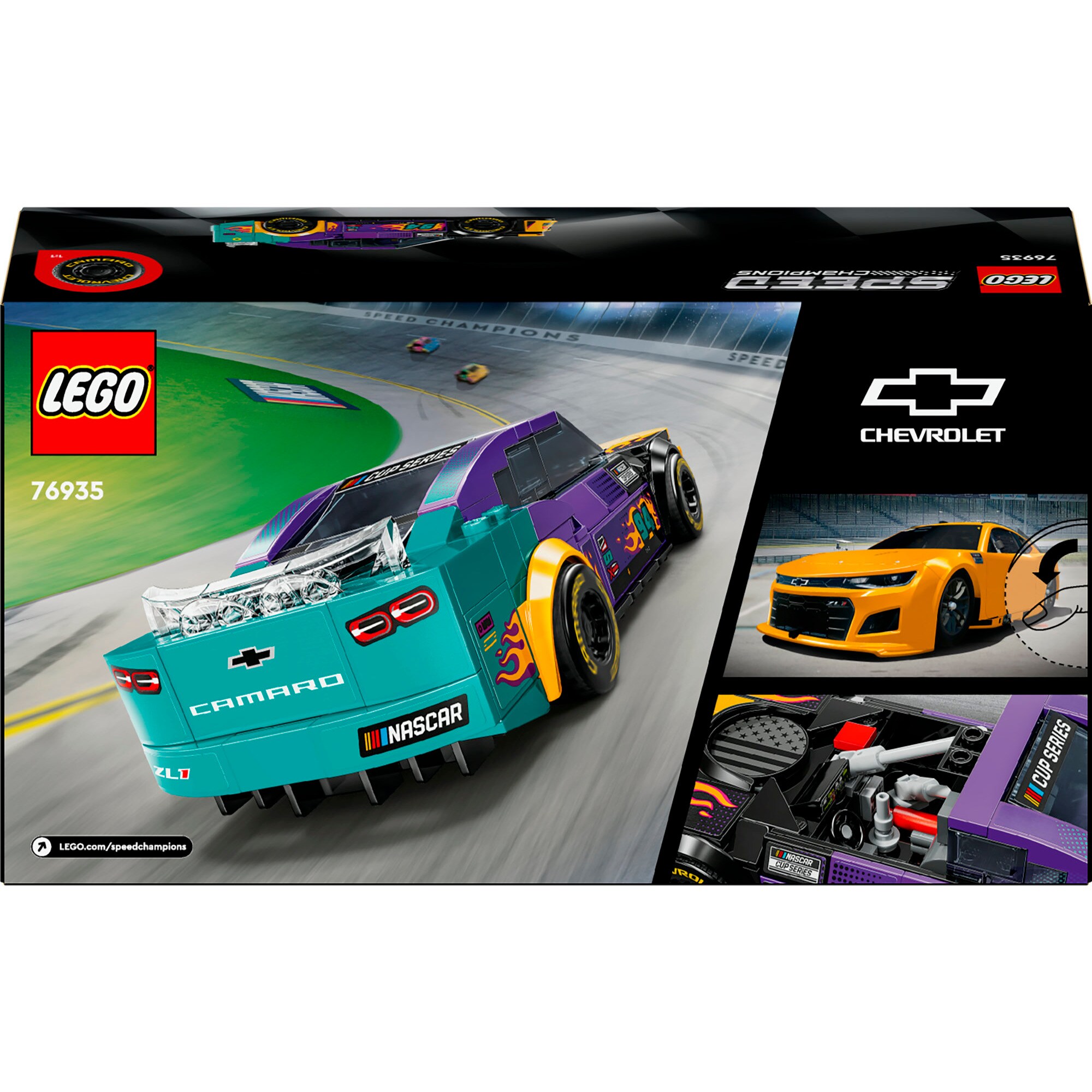 LEGO Konstruktionsspielzeug Speed Champions NASCAR Next Gen Chevrolet Camaro ZL1