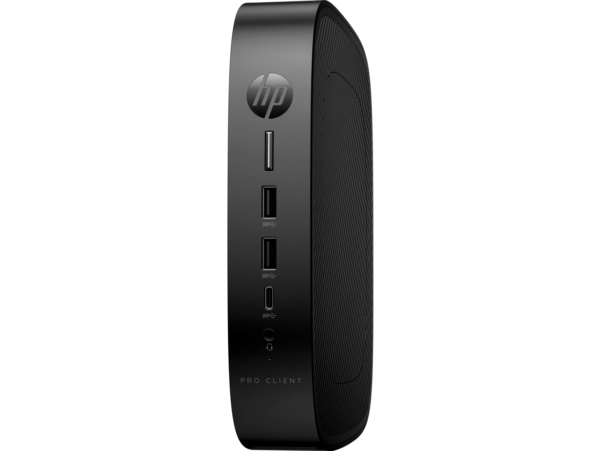 HP Pro t550 - Tynd klient - USFF 1 x Celeron J6412 / op til 2.6 GHz - RAM 8 GB - flash 64 GB - eMMC - UHD Graphics - Gigabit Ethernet - Win 10 IoT Enterprise 2021 LTSC - skærm: ingen