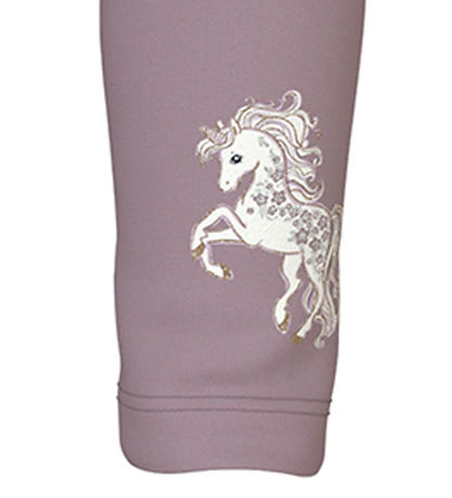 Name It Leggings - NmfDavina - Sweat - Elderberry/Unicorn