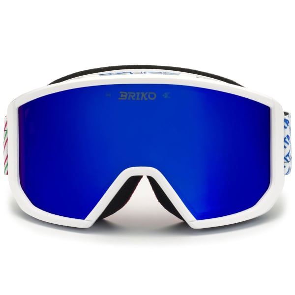 Masque de ski BRIKO VULCANO MASK ITALIA WHITE SCIENCE BLUE