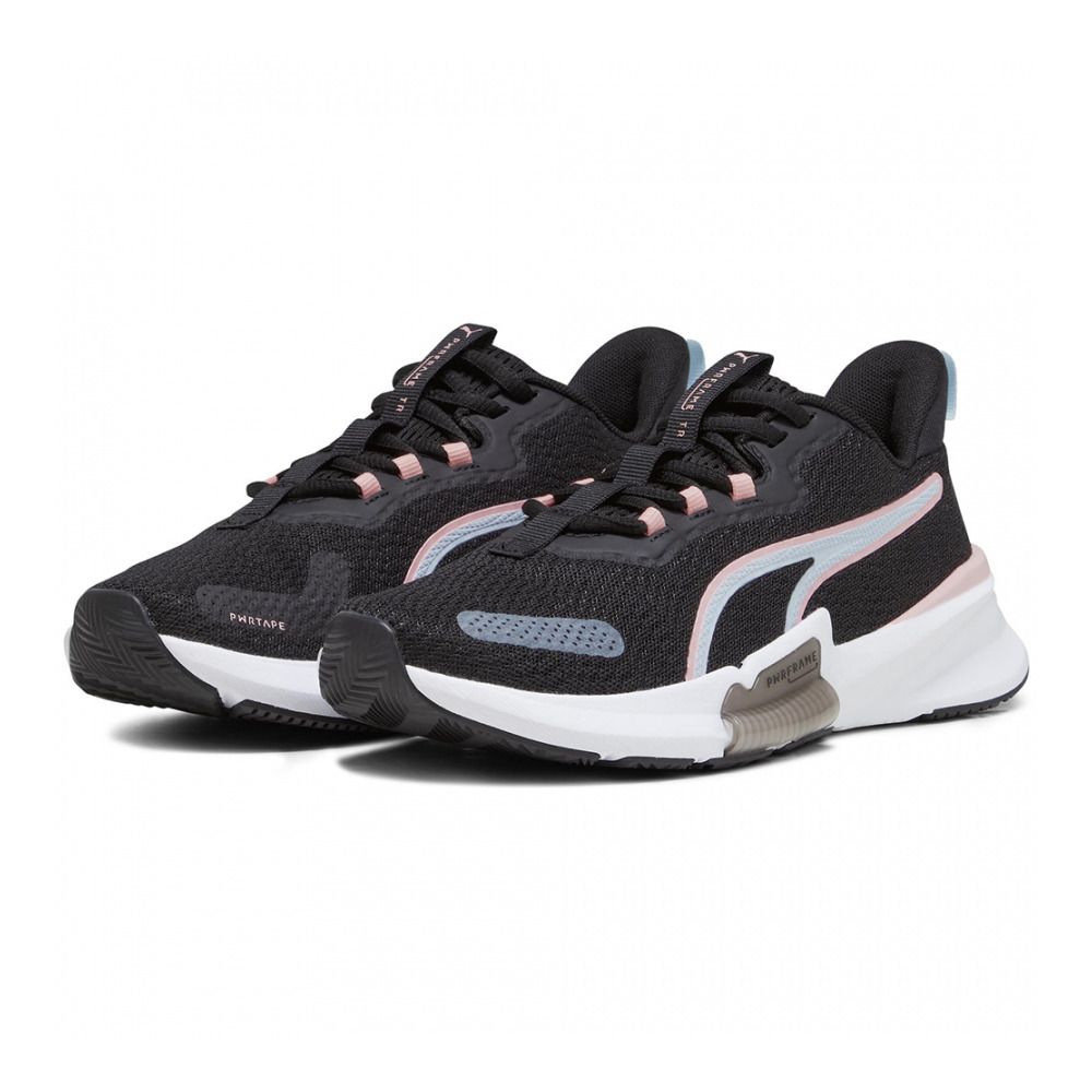 Puma PWRFRAME TR 2 - Chaussures fitness Femme puma black/koral ice/icy blue/puma white