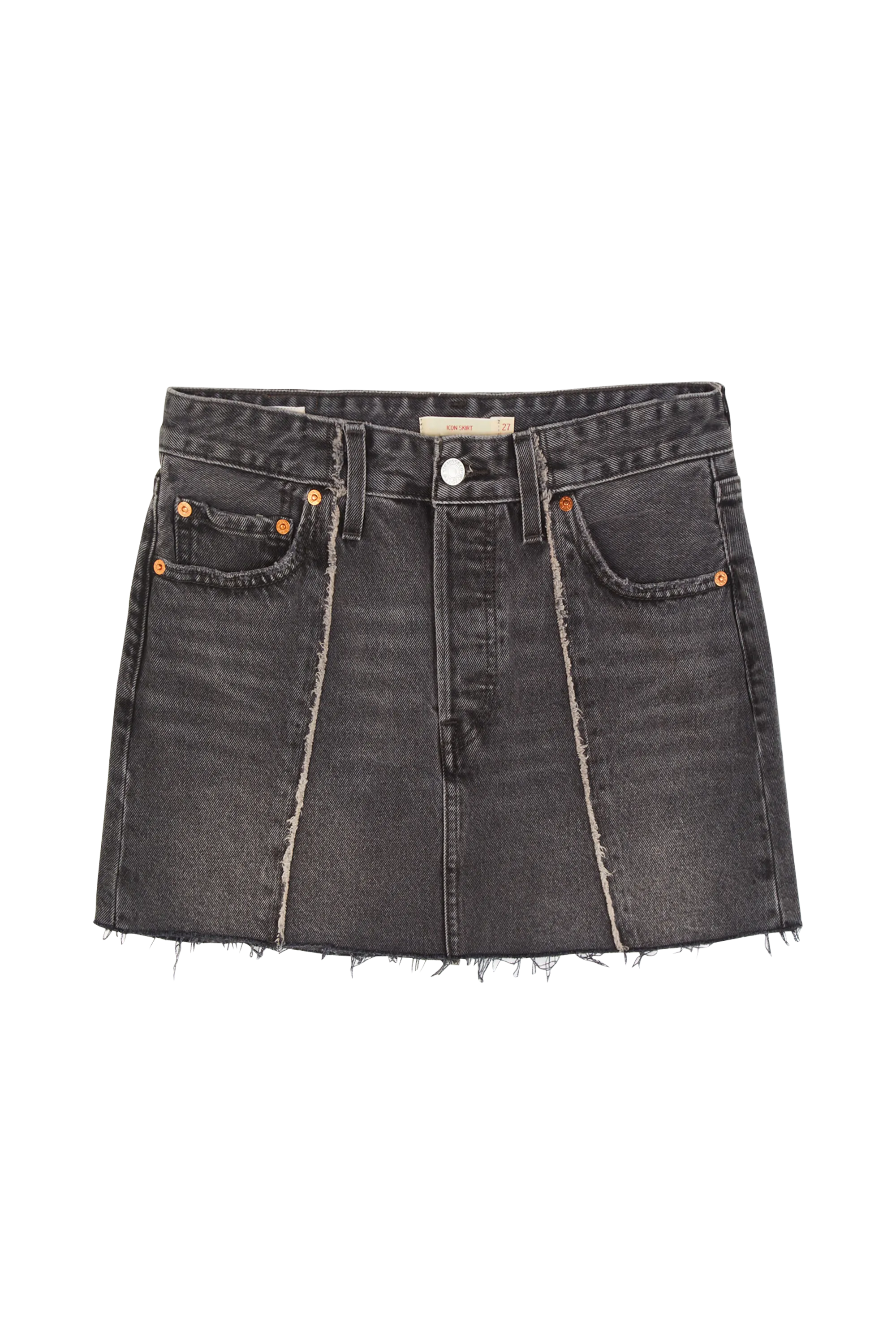 LEVI'S Jupe RECRAFTED ICON SKIRT Noir