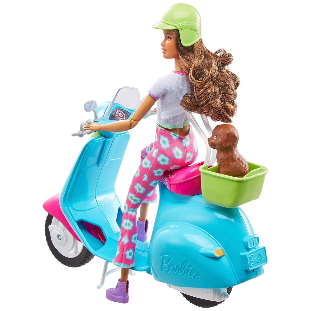 Barbie Holiday Fun Puppe, Roller und Zubehör