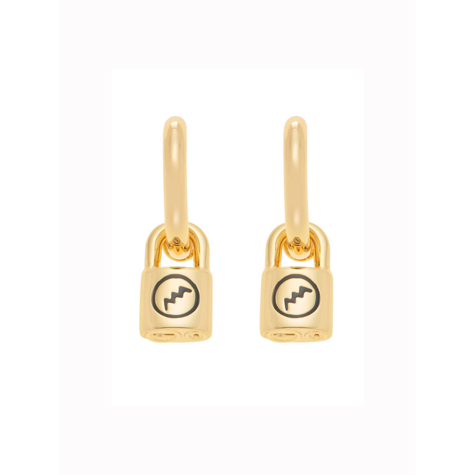 All We Are Hoop Locket Earrings