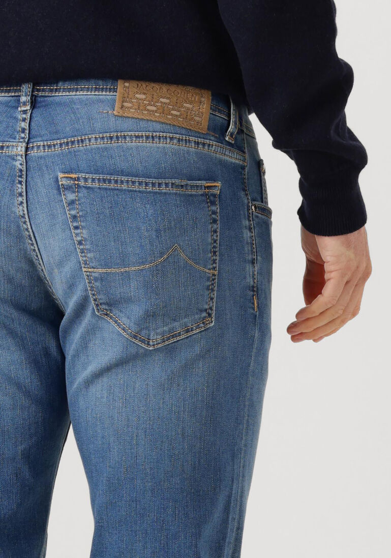 blauwe jacob cohen slim fit jeans pant 5 pkt slim fit bard