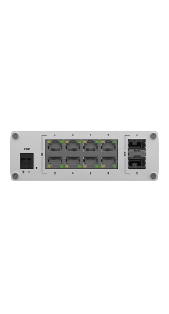 Teltonika DSL/WLAN Module TSW210 Unmanaged Industrial Switch Silber