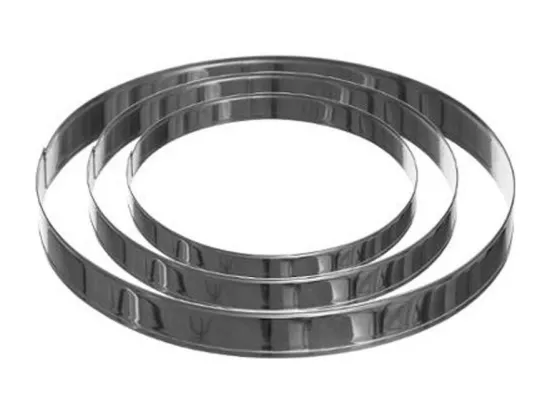 Lot de 3 Cercles en Inox 