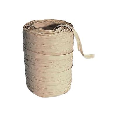 Maildor - Pelote de raphia synthétique - ruban d'emballage 100 m - ivoire