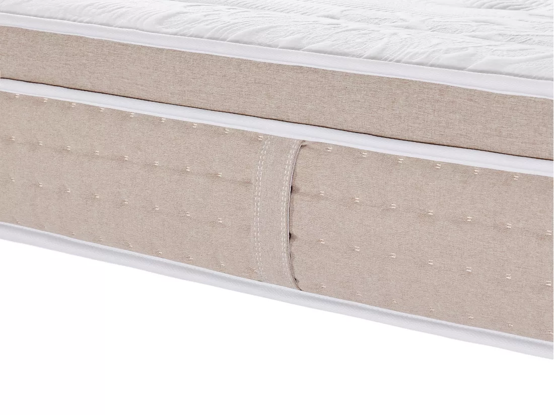 Matelas 180 x 200 cm hybride ressorts ensachés 7 zones et gel à mémoire de forme rafraichissant ép.30cm - NAZILI de YSMÉE