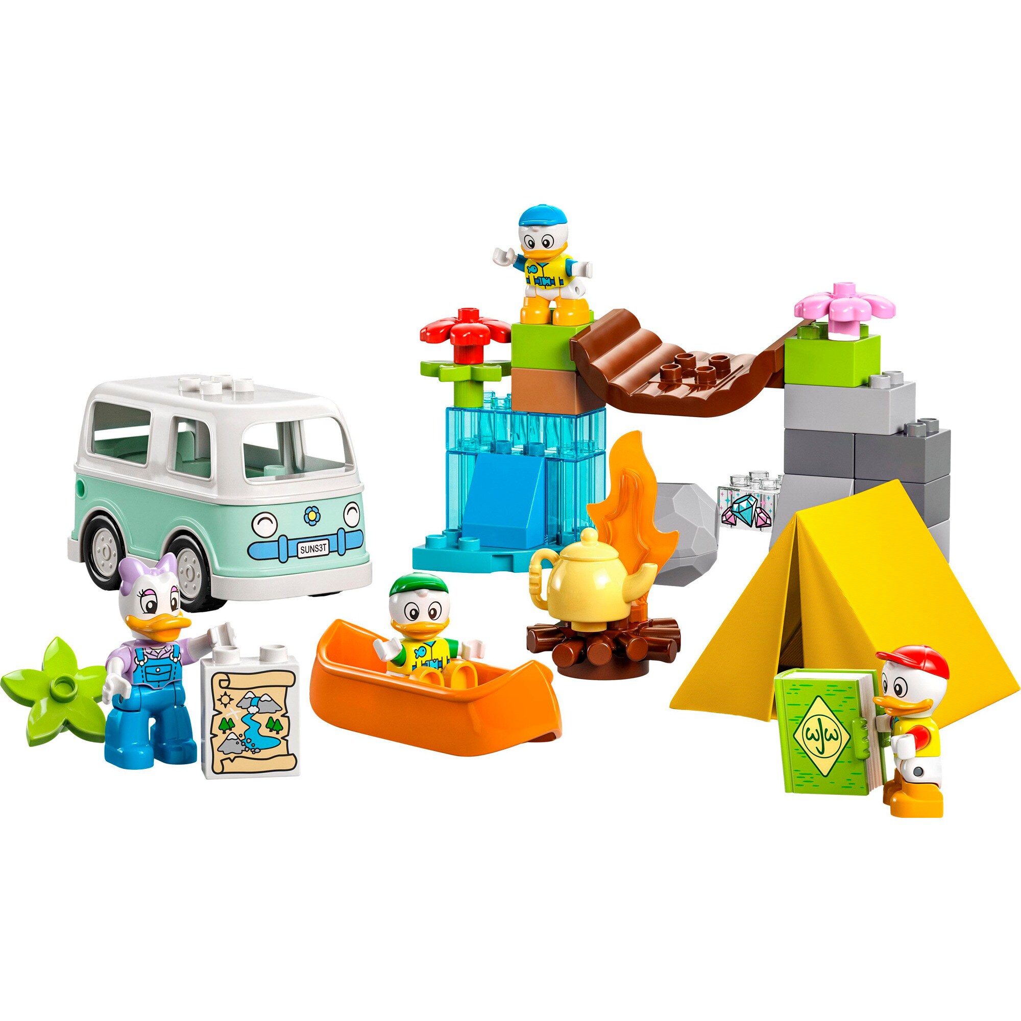 LEGO Konstruktionsspielzeug DUPLO Camping-Abenteuer