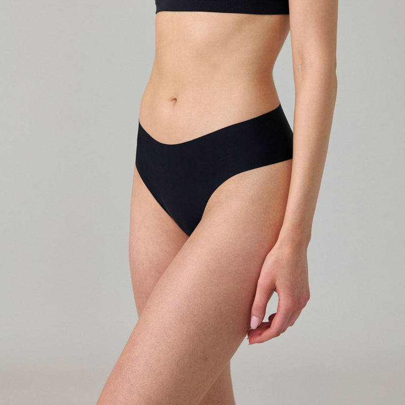 Hipster Panties Seamless Schwarz