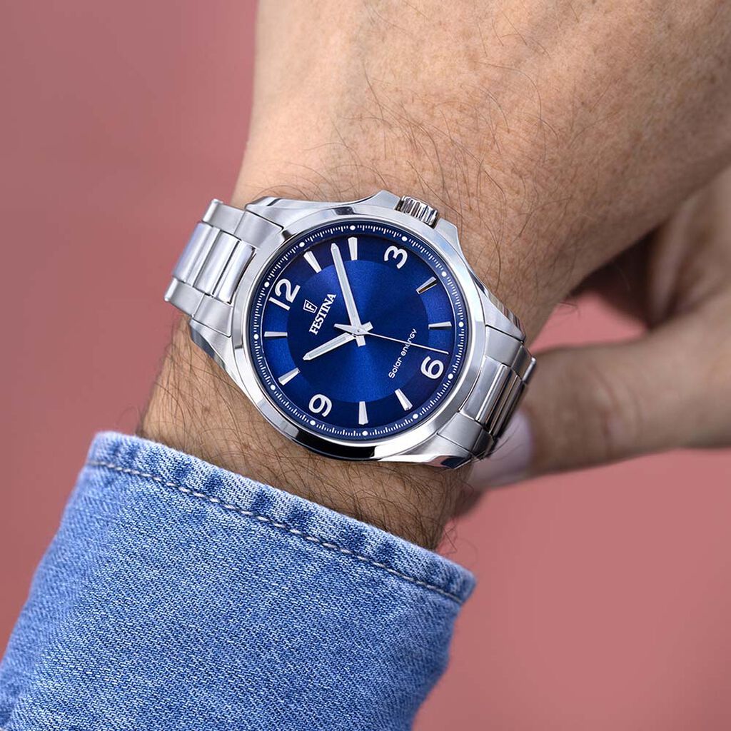Montre Festina Solar Energy Bleu