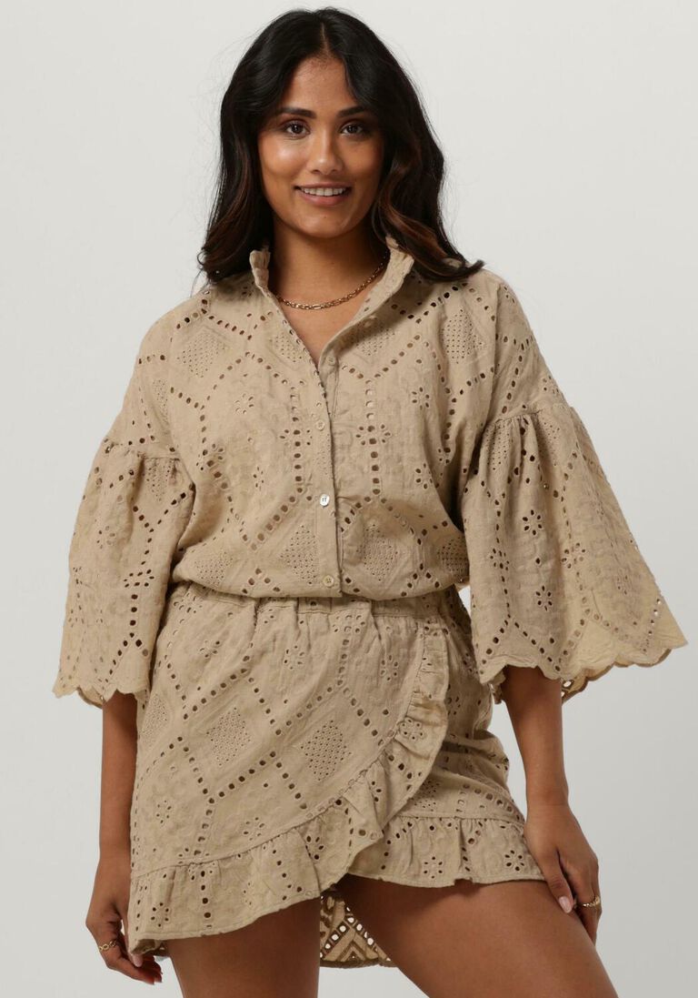 AMAYA AMSTERDAM beige amaya amsterdam blouse jagger blouse