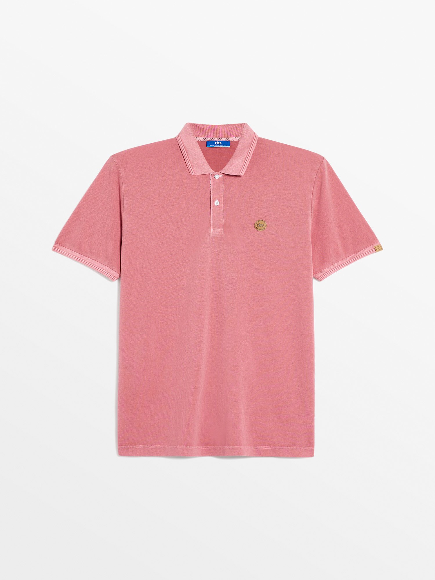 Polo Homme Manches Courtes Rose