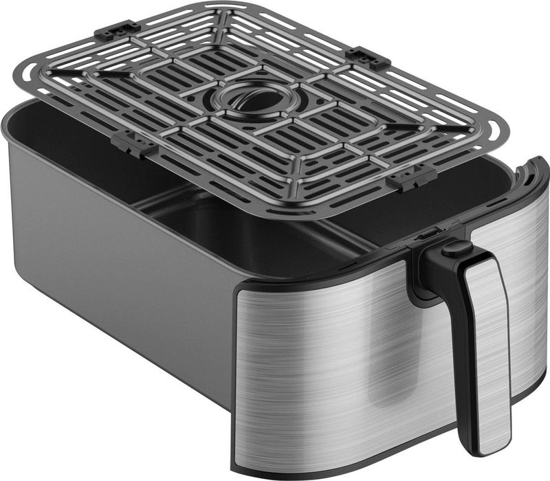 Inventum - GF801HLDB - Airfryer - Zwart/RVS - Inhoud 8 Liter