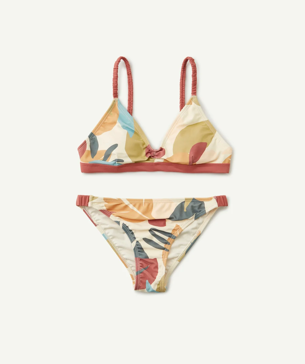 LE MAILLOT DE BAIN 2 PIÈCES TRIANGLE COLORÉS EN FIBRES RECYCLÉES