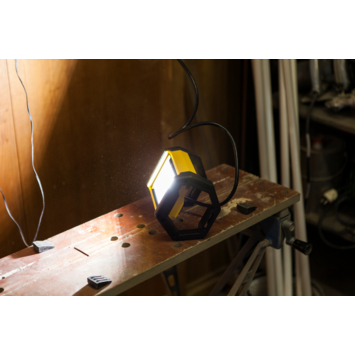 LUTEC werklamp Epta zwart/geel 24W 2700 lumen