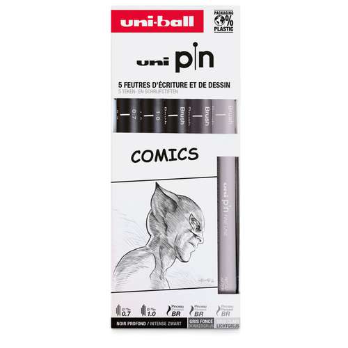 UNI-BALL pin Fineliner, thematische 5er-Sets