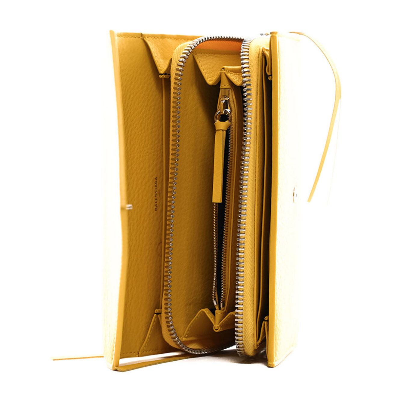 Balenciaga Portefeuille en Cuir jaune - Neuf avec étiquette - 19x10.5 cm