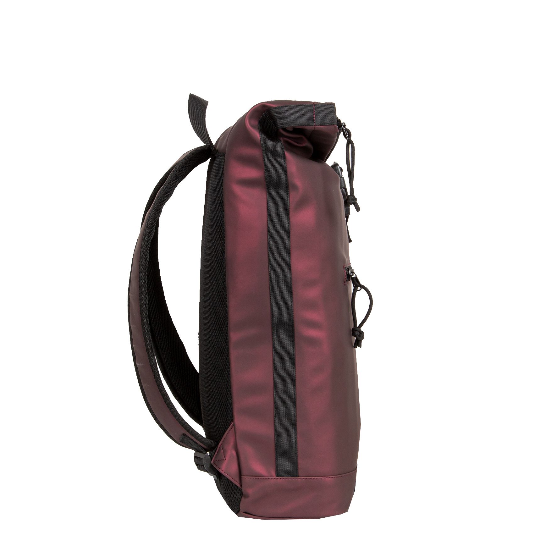 New Rebels Mart New York Rolltop Backpack Metallic Burgundy