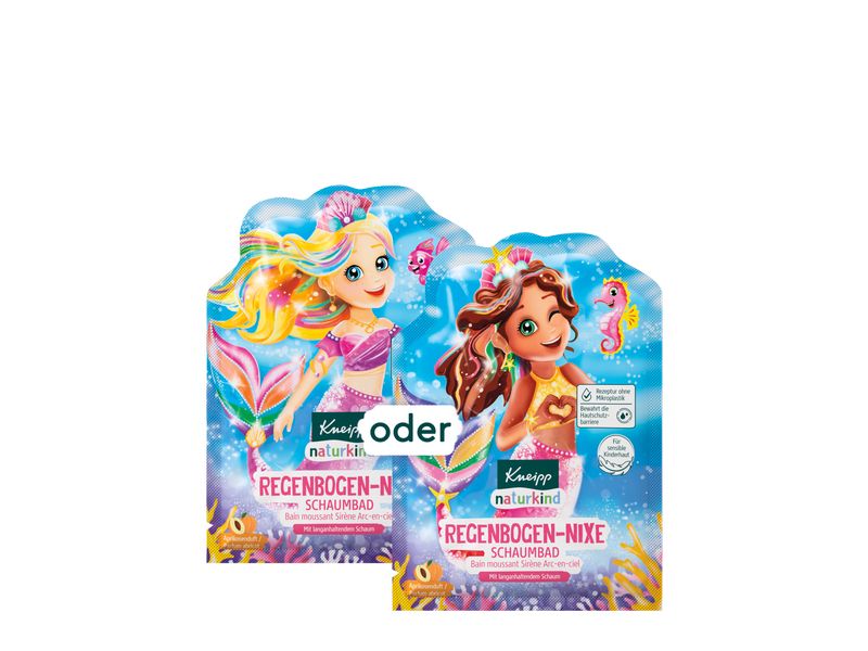 Kneipp Schaumbad Regenbogen Nixe 40 ml Natürliches Schaumbad für sensible Kinderhaut