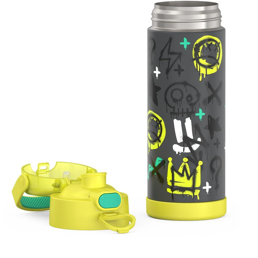 16oz FUNTAINER® WATER BOTTLE WITH LOCKING LID