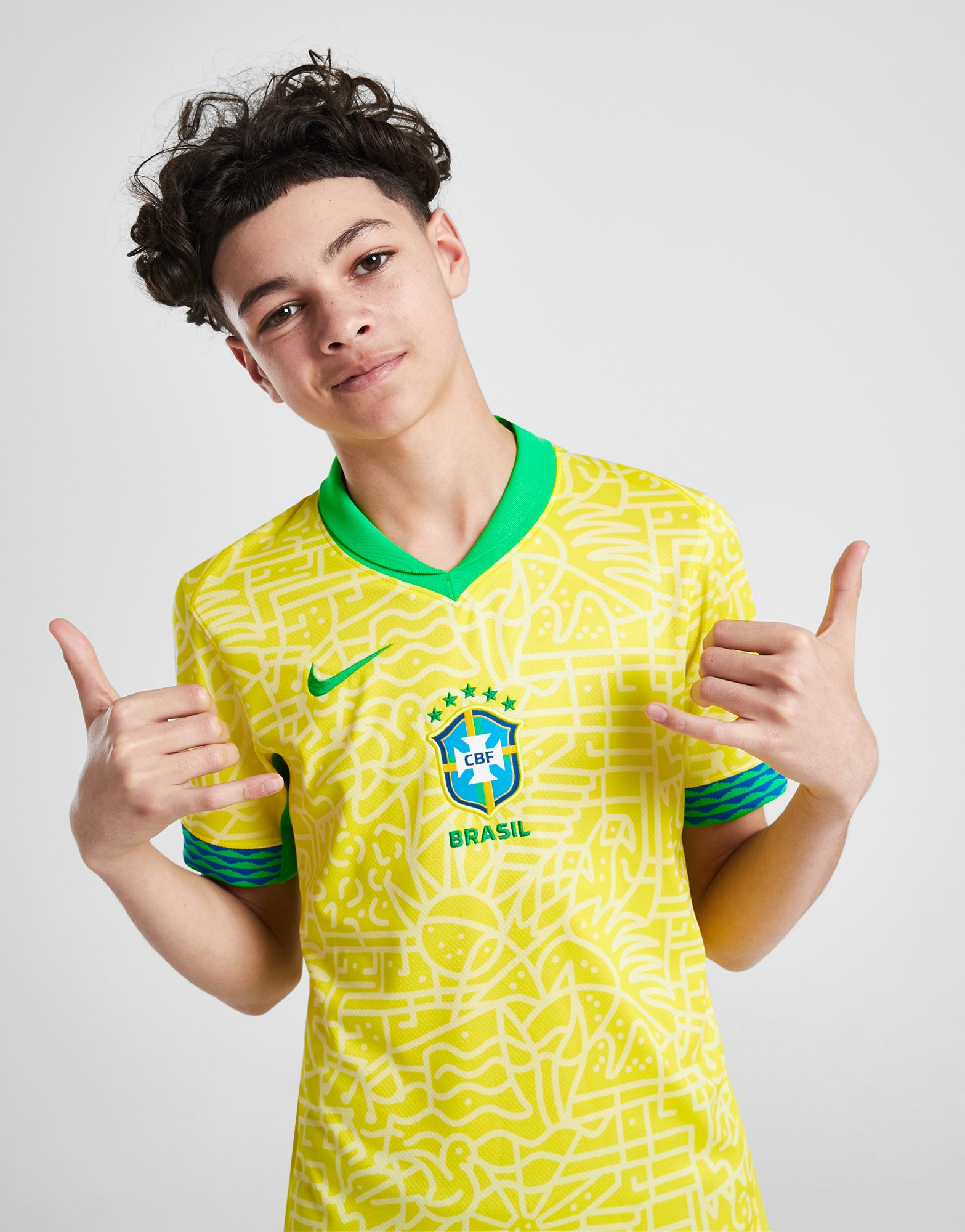 Nike Maillot Domicile Brésil 2024 Junior