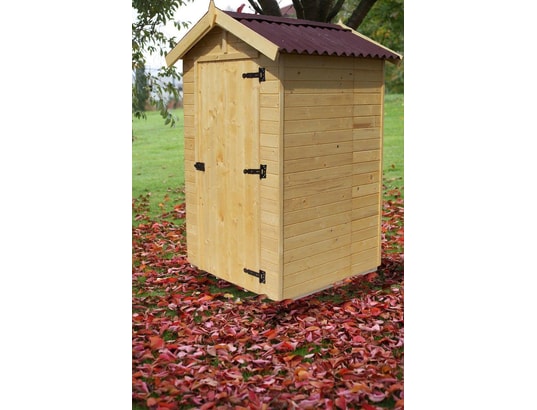HABRITA - Abri panneaux bois 16 mm avec plancher / 1,35 m2