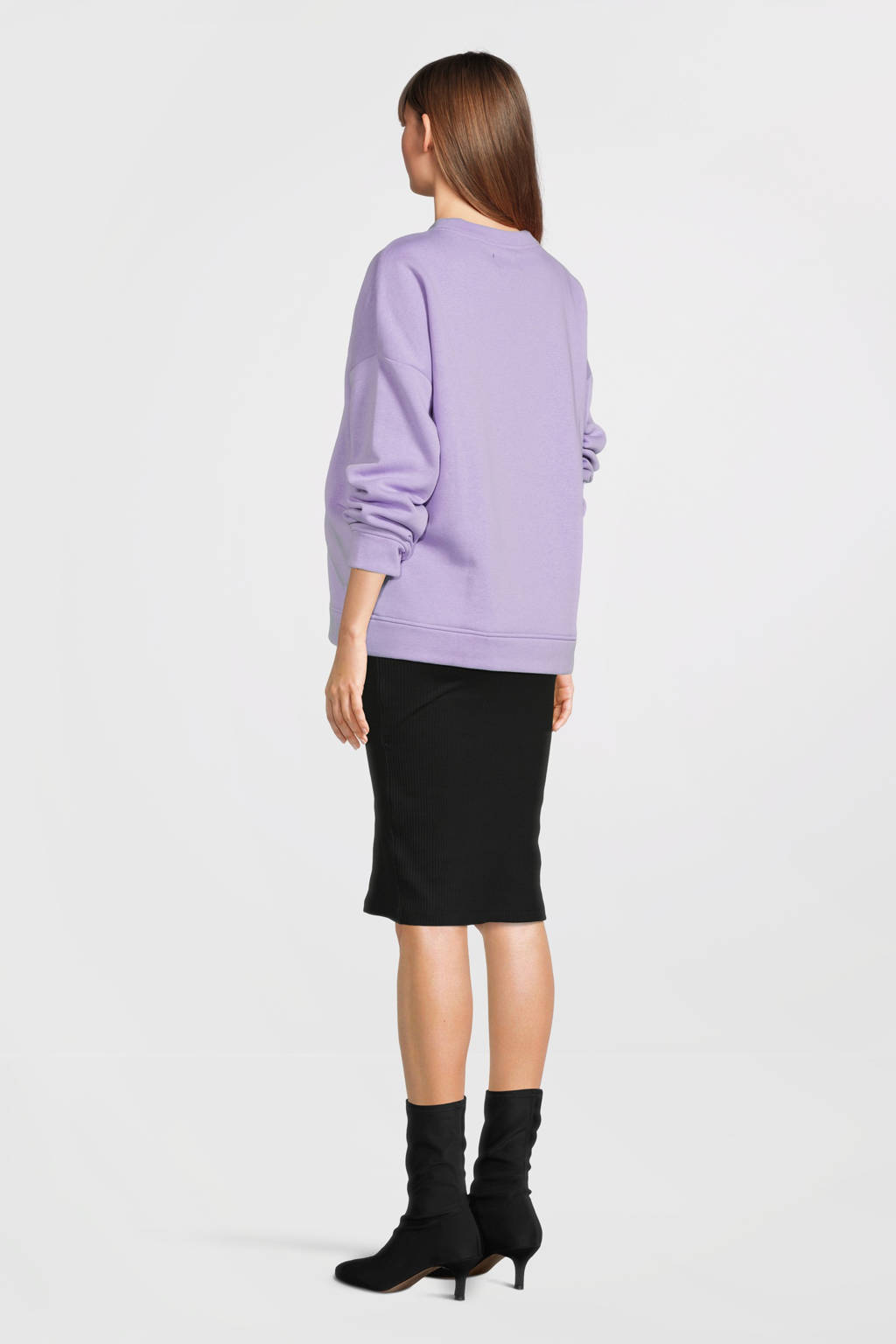 VERO MODA MATERNITY ribgebreide zwangerschapsrok VMMLAVENDER zwart