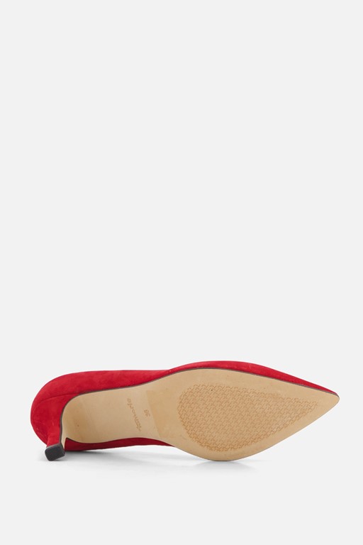 Tamaris Pumps rood Suede