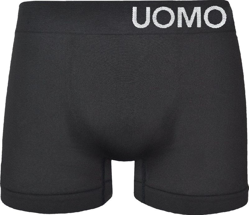 Uomo 10-Pack Heren Boxershorts - Naadloos - Uni Black - Zwart