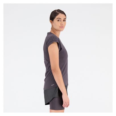 Maillot manches courtes New Balance All Terrain Trail Femme Gris
