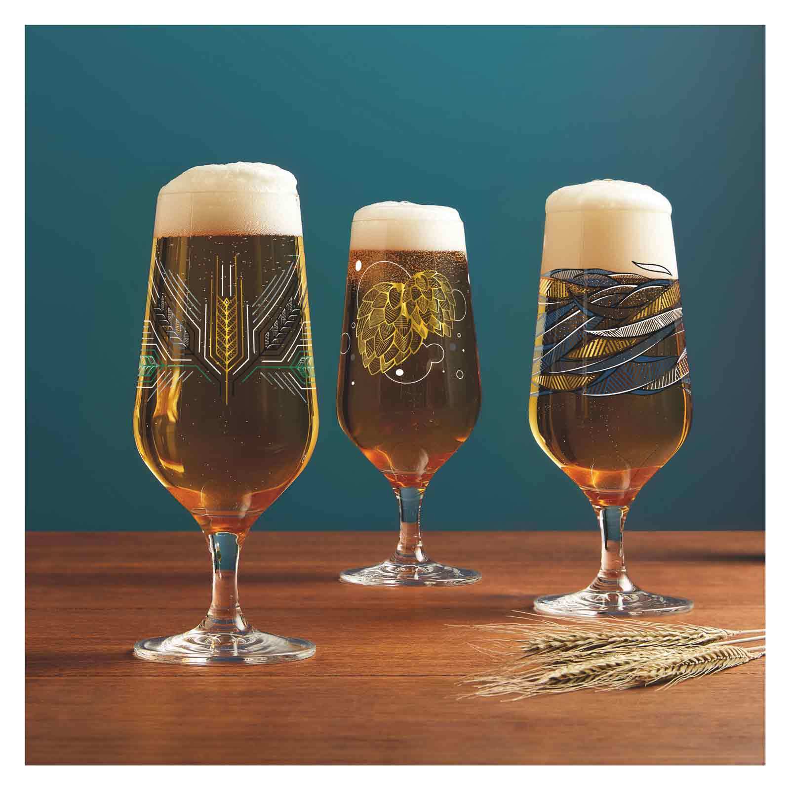 Ritzenhoff Biergläser Gerste Brauchzeit 374 ml 2er Set
