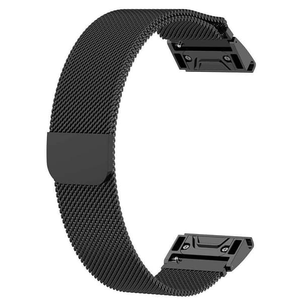 Milanese klokkereim Garmin Fenix 6 - Svart