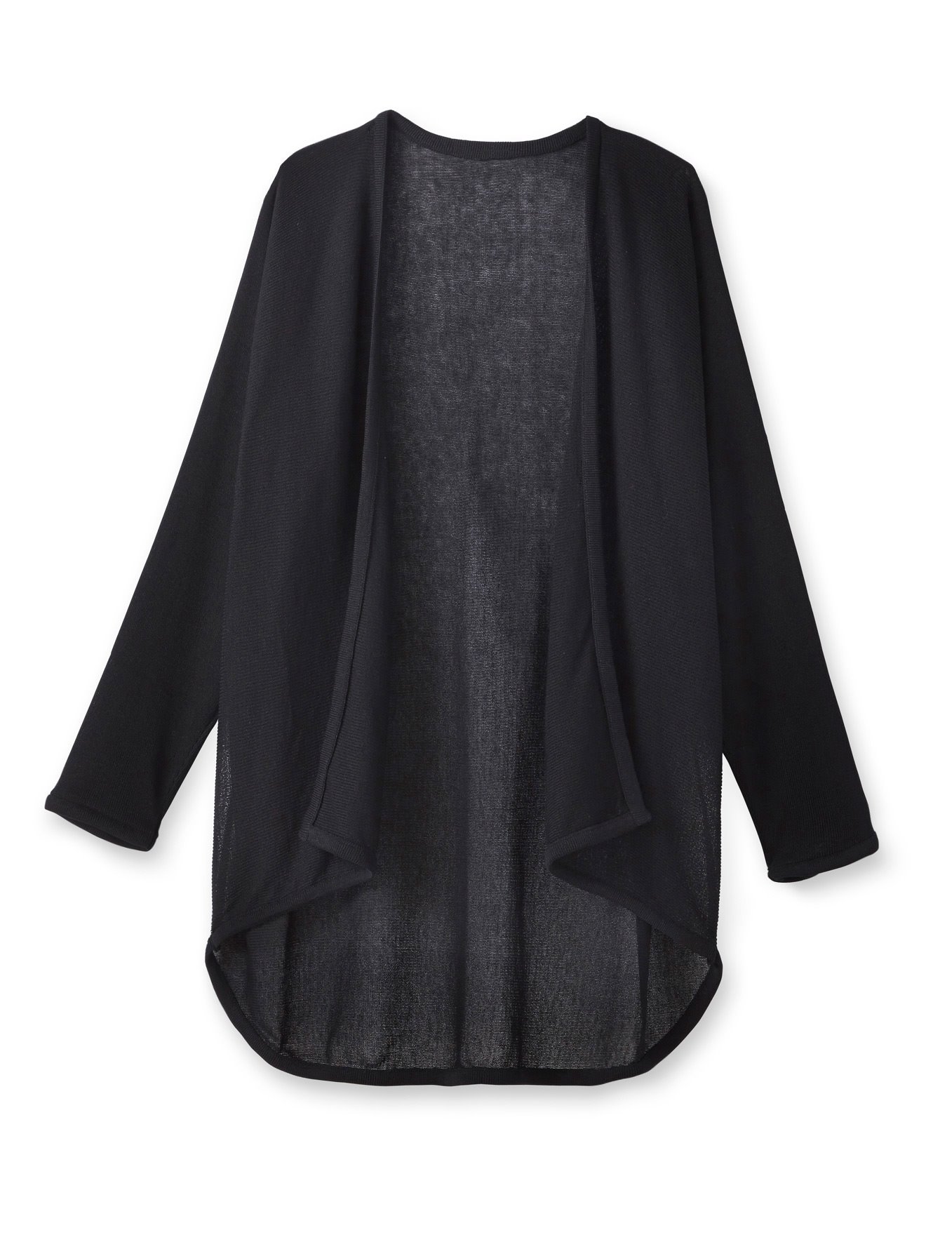 Long gilet manches chauve-souris