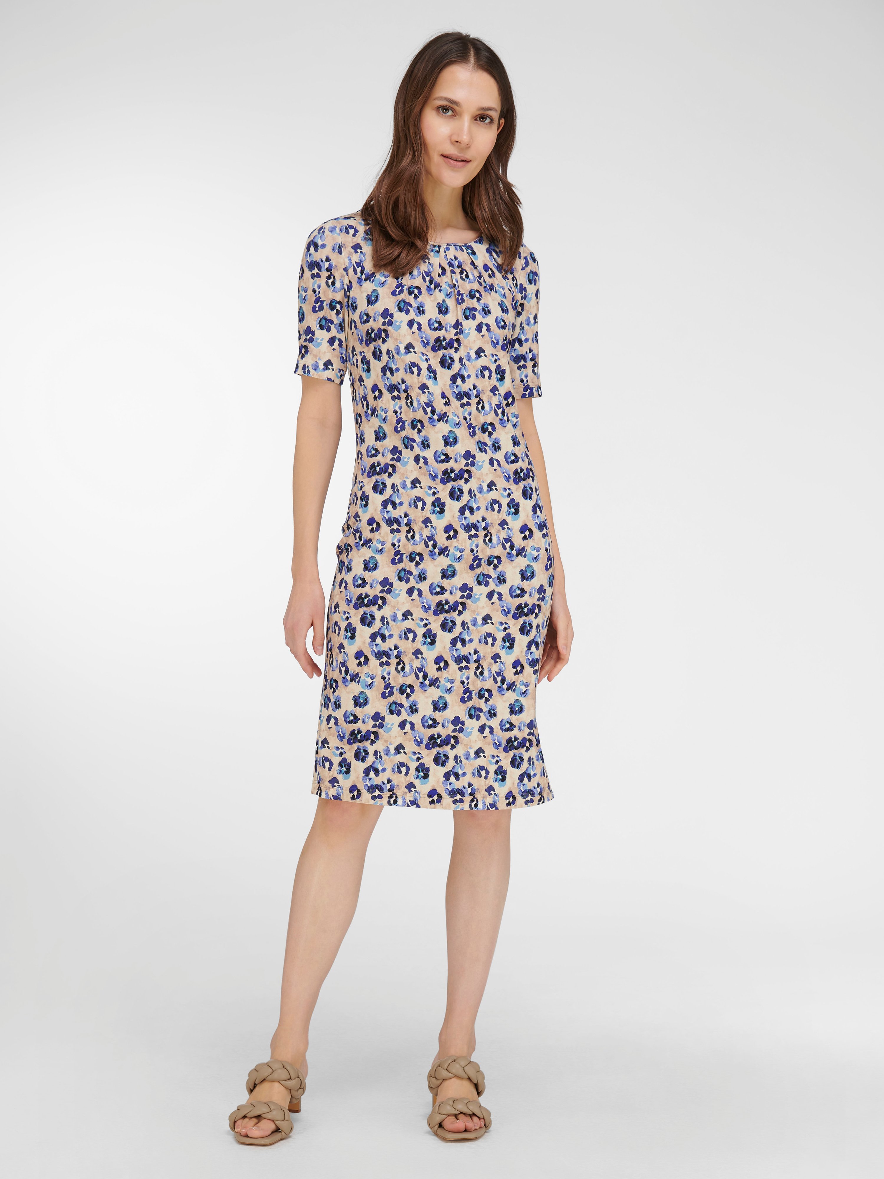 Jersey-Kleid mit 1/2-Arm