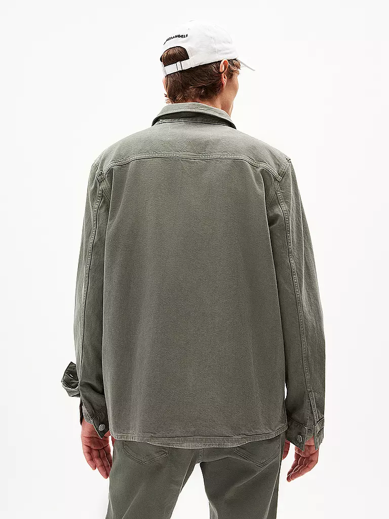 ARMEDANGELS Overshirt FAARN GMT DYE grau